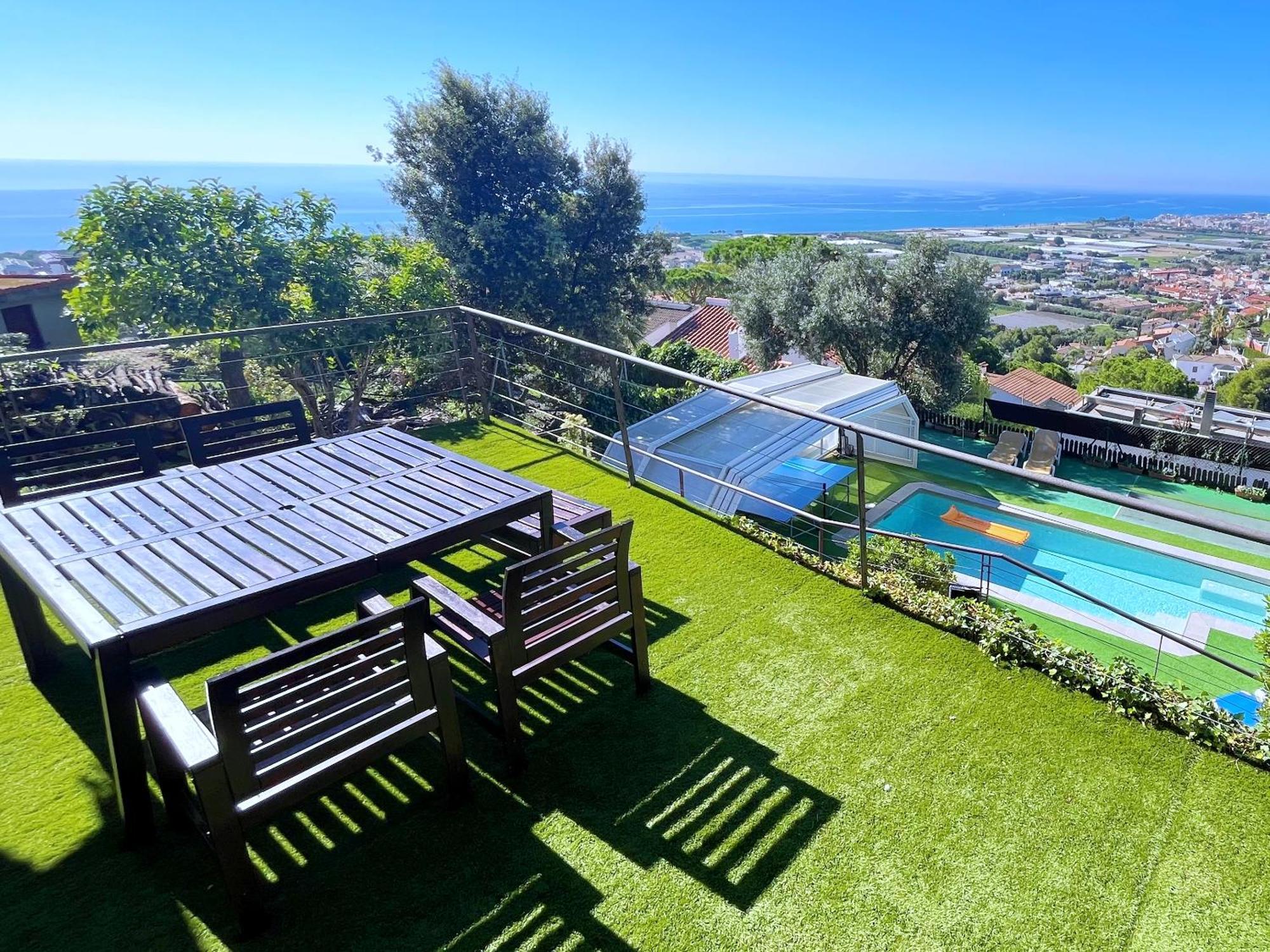 Villa Con Piscina Privada Climatizada 29ºc Santa Susanna Zewnętrze zdjęcie
