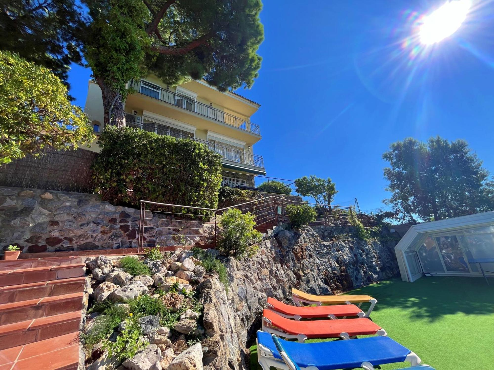 Villa Con Piscina Privada Climatizada 29ºc Santa Susanna Zewnętrze zdjęcie