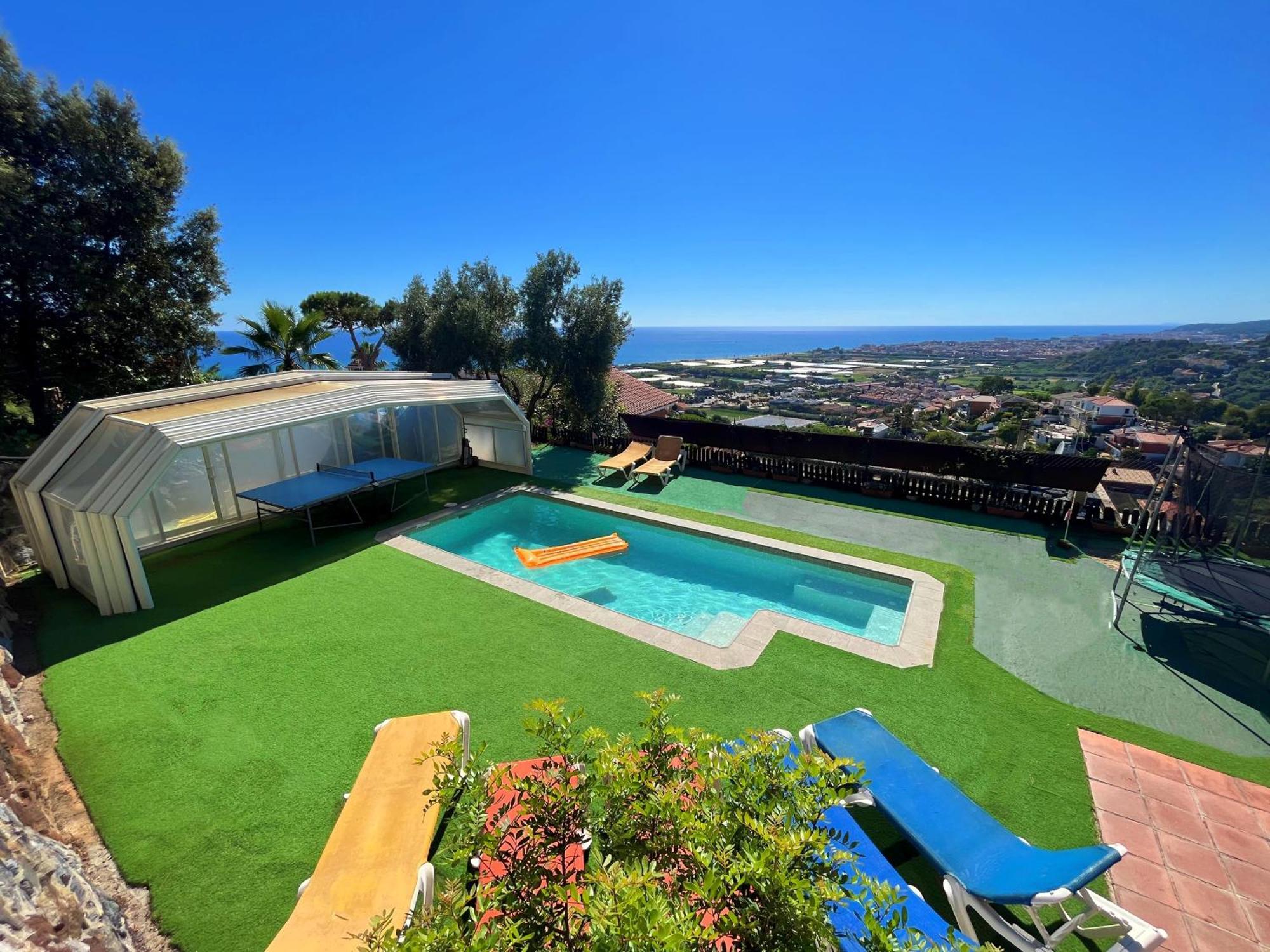 Villa Con Piscina Privada Climatizada 29ºc Santa Susanna Zewnętrze zdjęcie
