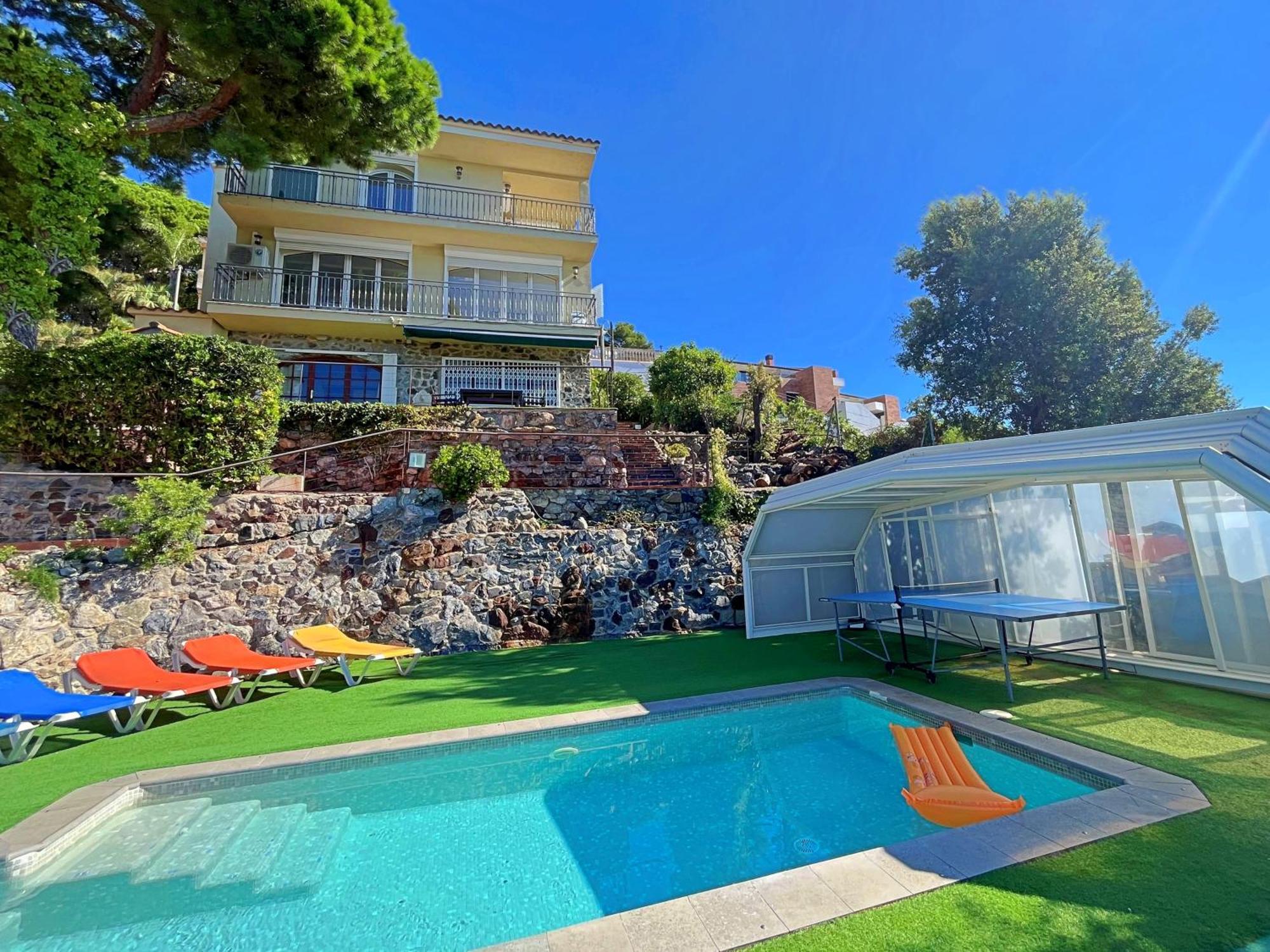 Villa Con Piscina Privada Climatizada 29ºc Santa Susanna Zewnętrze zdjęcie